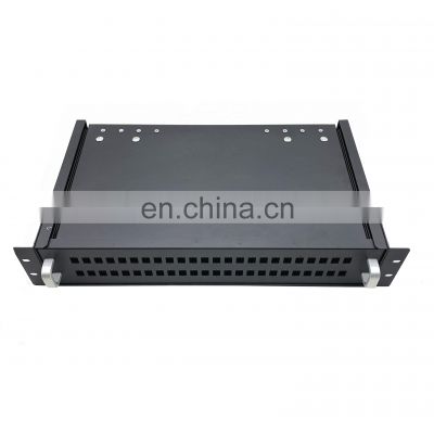 Ftth 1U 19' 1*12 Fiber with SC LC FC ST connector UPC APC12 core ftth optical terminal din rail