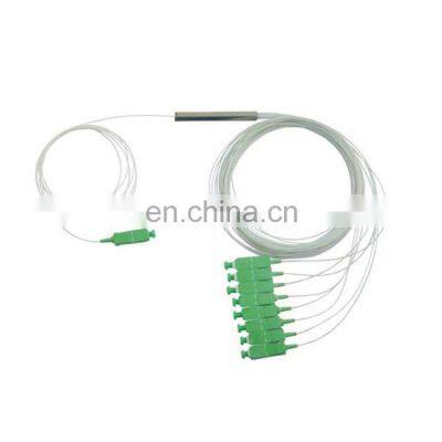 1x2 1x4 1x8 1x16 1X32 Steel Tube Type SC/APC Connector Fiber Optic PLC Splitter  the best price