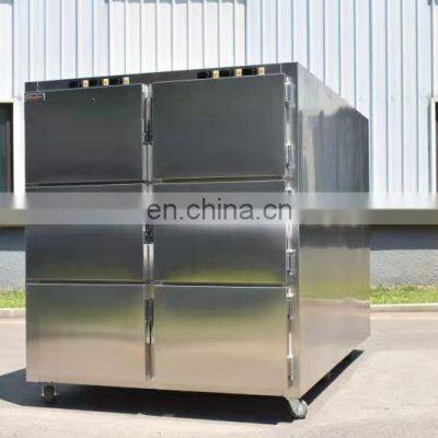 High Quality 201stainless Steel Morgue Refigerator With 6 Bodies for Hospital photo-3
