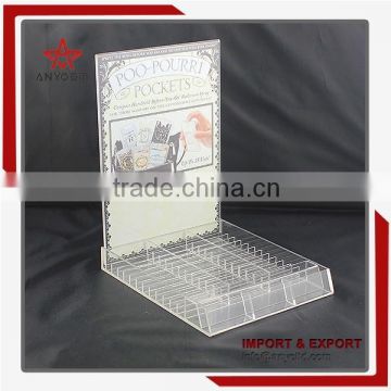 Good quality factory price clear acrylic nail polish display rack