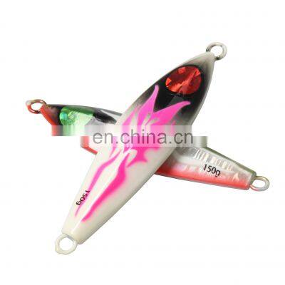 high quality 80g/120g/150g/200g saltwater jigging lures metal jig head lead jigging lures