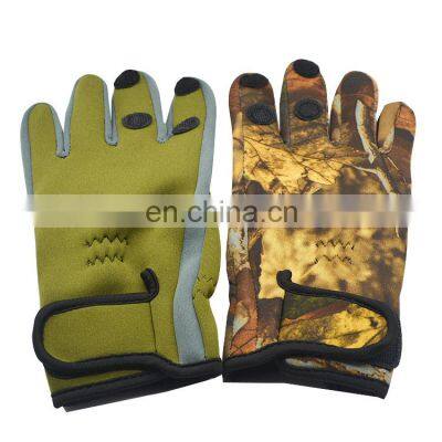 In stock Durable neoprene Protection of hand anti slip outdoor fingerless fishing