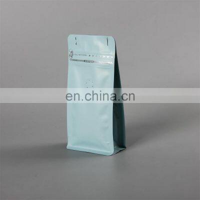 custom heat seal kraft paper aluminium foil coffee bean packaging bags stand up packing pouch coffee bag with valve 1kg