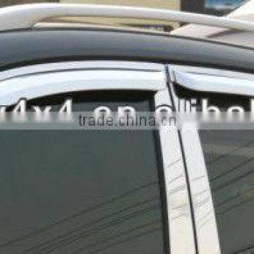 CHROMED RAIN SHIELD FOR KOLEOS 2010