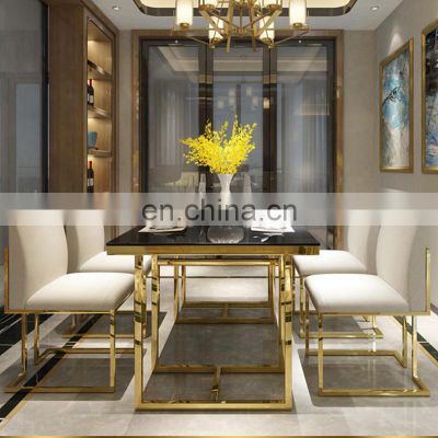 Luxury Italian Design Home Furniture Dinning Room Table Sets Dinning Tables with Chairs