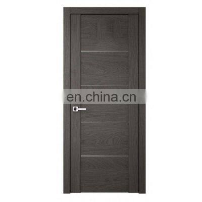 Simple prehung solid core flush best paint wooden aluminium grey flush apartment interior wood golden supplier entrance door