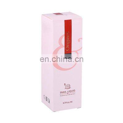 Cutomized Printing Black Fold Box for Cosmetic no Glue Makeup Set Packaging Folded Box With Logo Print photo-5