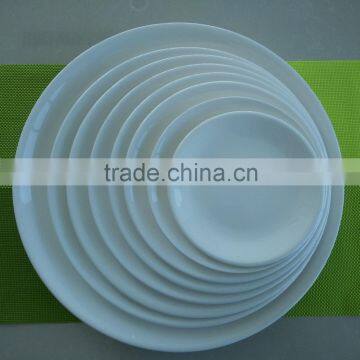 ceramic dinner plate for hotel use ,porcelain charge plate with good quality and cheap price