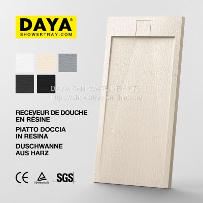 DAYA stone resin shower base artificial lightweight resin shower tray