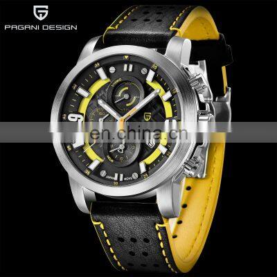 PAGANI DESIGN 2771 Men Quartz Watch Waterproof Fashion Military Countdown Clock Paganidesignwatch