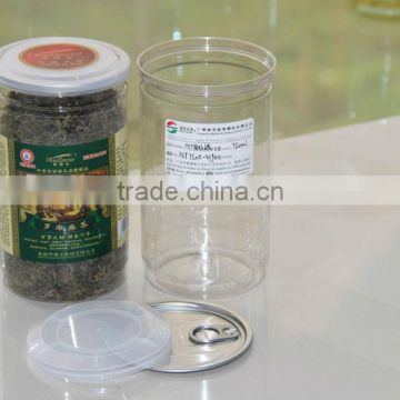 400ml plastic can for tea packaging