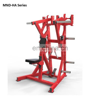 Hammer Strength Rower Machine Red Black Plate Loaded Individual Iso lateral  Low Row