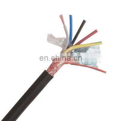 Rvvp Flexible Copper 5Cores 0.5mm2 Pvc Insulated Sheathed Shielded Electrical Wire Shield Cable