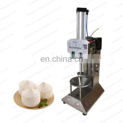 shell removing machinery young tender trimming dehusker tender fresh young coconut peeling cutter