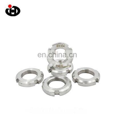 Hot Sale JINGHONG   Slotted Round Shaft Lock Nuts DIN 981