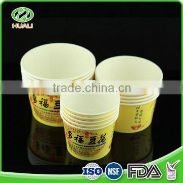 Wholesale custom pattern non leakage paper bowls and lids for soup