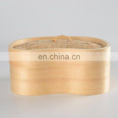 Amazon Hot Selling Dumpling Bamboo Steamer Tasty Bao Buns Bamboo Pot Reusable Food Basket Cookware photo-4