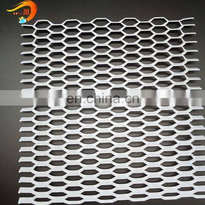 White coating double sides aluminum expanded mesh decorative Cladding