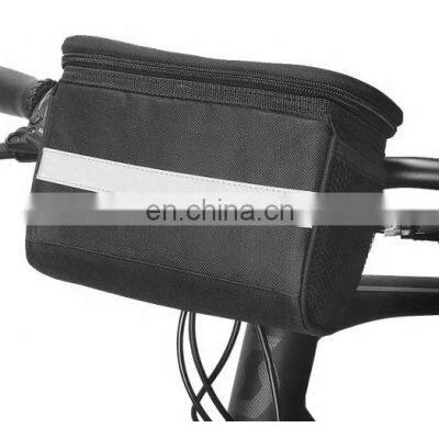 Bike Bicycle handlebar basket Insulated Cooler Bag Waterproof Phone front bike bag