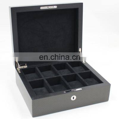 Custom Fancy Gift Fashion Carbon Fiber Luxury Wholes Varnish Expensive Best Quality Wooden Watch Box photo-4