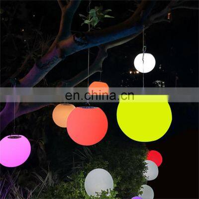 event garden lights indoor outdoor restaurant decorative pendant/White Ball Remote Control Design Hanging Light