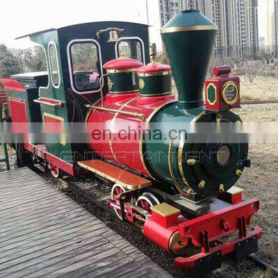 Professional Hot Sale Children Vintage Track Ride Mini Steam Track Train for Tourists for Sale photo-2
