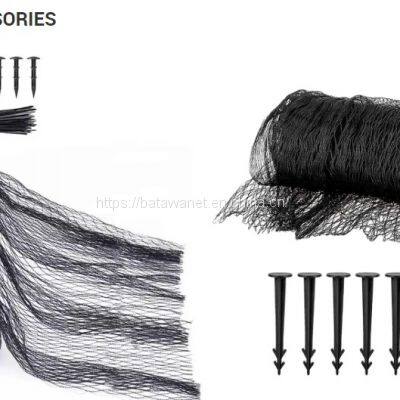 HDPE Garden Black Woven Bird Netting for Fruit Tree Knitted Anti Bird Mesh Net photo-4