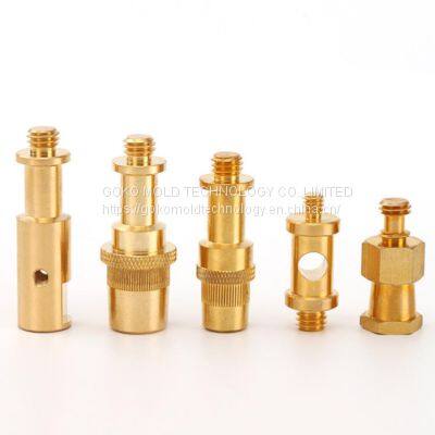 Custom CNC Manufacture Precision Machining Turned Copper Brass Fasteners photo-3