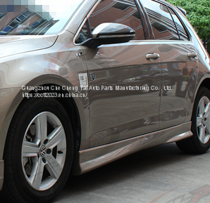 Volkswagen Golf VII Modified and Fitted Side Skirt With Front Lip and Back Lip photo-2