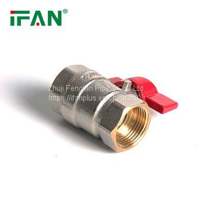 IFAN Customized 2pc Manual Ball Valve PN25 Brass Ball Valve For Water Use photo-3