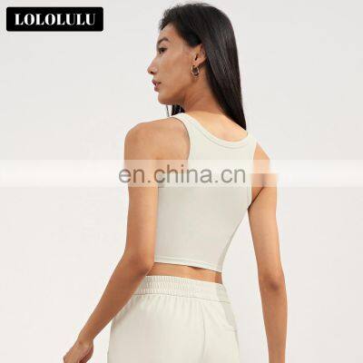 High Quality Women Workout Crop Sports Bras Custom Yoga Quick Dry Breathable Compression Fitness Tops photo-2