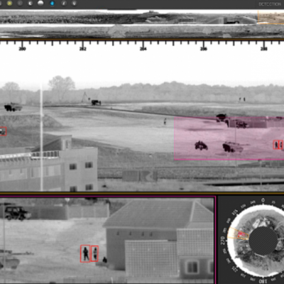 360 Degree Panoramic Thermal Imaging Radar System Monitoring System Automatic Tracking System Border Scanning Radar photo-5