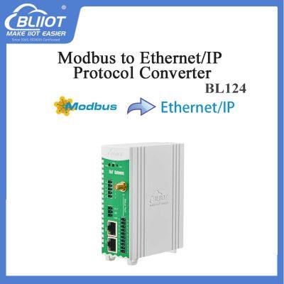 BLIIOT BL124 series supports Modbus RTU to Ethernet/IP, IOT gateway for industrial control system