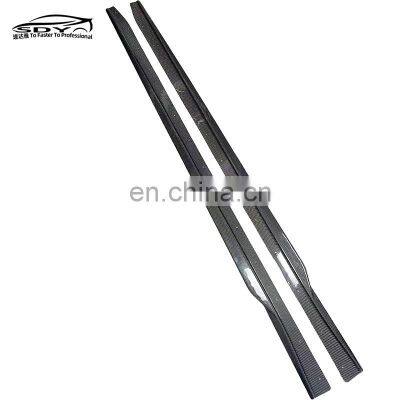 G87 M2 R44 Style High Quality Dry Carbon Fiber Side Skirt Side Bumper Lip Splitter For BMW G87 M2 photo-5