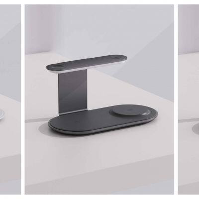 Multi-function Charger Magnetic Wireless Desktop Charging Station Mobile Charging Bank Multi-device Compatible Fast Charging