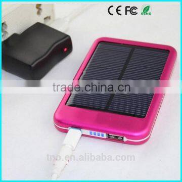 5000mah Solar Power Bank Solar Panel Power Bank photo-4