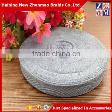 High quality polyester herringbone heavy duty webbing tape for bags