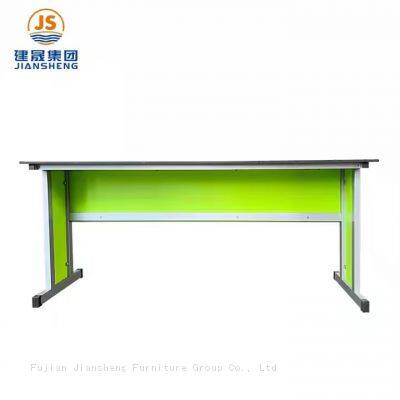 JS Teacher Office Table Set Small Modern Office School Teacher Desk With Hpl Mdf Top photo-2