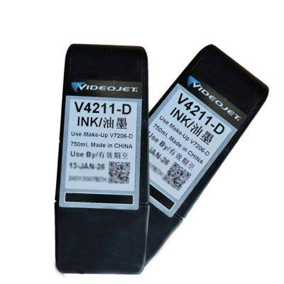 Videojet Printer Ink 4211-D Solvent 7206-D