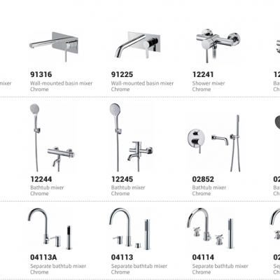 Highly Adjustable Flexible Matches Various Decoration Styles Comfortable Water Experience‌ Durable Material Suite Mixer Series photo-5