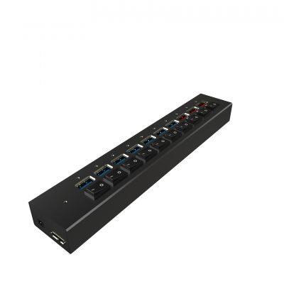 10Ports Data USB 3.0 HUB And 3 Port Fast Charger with 12V4A 7 ports USB 3.0 hub