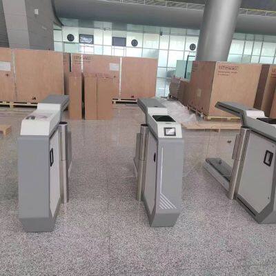 Access control Swing Gates for the Passengers/ Flap Barriers with boarding pass QR codes reader
