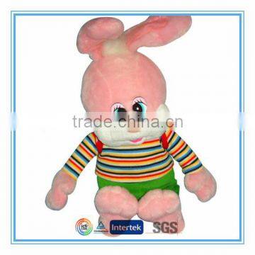 Custom stuffed toy rabbit with dress wholesale