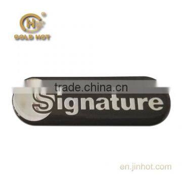 accept custom order label engraving machine plastic logo