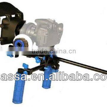 Dual hand grip Camera Shoulder Rig Set