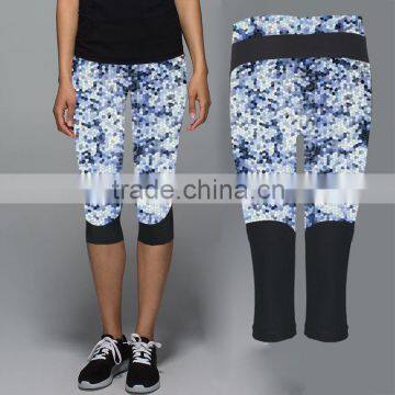 (OEM/ODM Factory) Yoga Pants Brand Yoga Crops Fitness & Exercise Crops Pants Yoga Brand Quick-dry photo-5