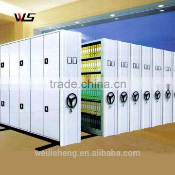 High density mechanical movable metal filing cabinet,mass shelf