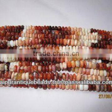 OPAL ROUNDELL BEADS GEMSTONE