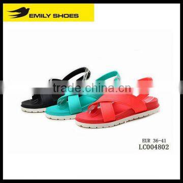 Latest design X strap sandal 2016 PCU sandals