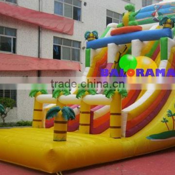 inflatable double slide